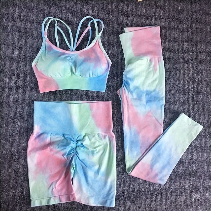 Women's Pastel Tie Dye Leggings